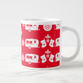 Grande Tasse Caravan Joyeux Camping de Noël (Droite)