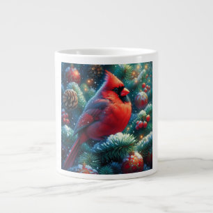 Grande Tasse Cardinal de Noël/hiver