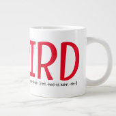 Grande Tasse Cardinal rouge oiseau (Droite)