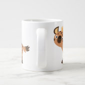 Grande Tasse Caricature sympa Hyena (Dos)