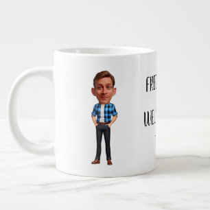 Grande Tasse Caricatures personnalisées 2024 pour les nouvelles