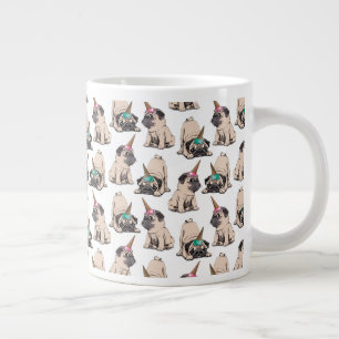 Grande Tasse Carlins de chiots Aspirant Motif de l'Unicorne