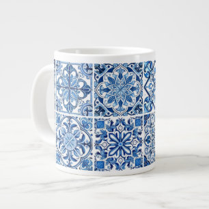 Grande Tasse Carrelage méditerranéen, Portugais, Azulejo, Majol