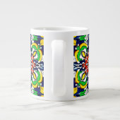 Grande Tasse Carrelage Talavera Mexicaine No 7 (Dos)