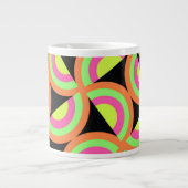 Grande Tasse Carrés psychédéliques (Devant)