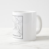 Grande Tasse Carte Cartersville (Devant droit)