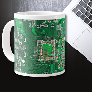 Grande Tasse Carte circuit imprimé circuit vert PCB