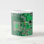 Grande Tasse Carte circuit imprimé circuit vert PCB (Devant)