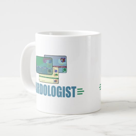 Grande Tasse Carte de crédit amusante (Devant gauche)