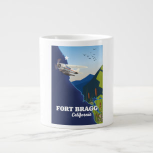 Grande Tasse Carte de Fort Bragg Californie