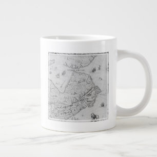 Grande Tasse Carte de la Nouvelle-France ou du Canada