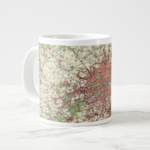 Grande Tasse Carte de la région de Londres