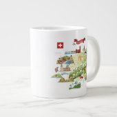 Grande Tasse Carte de la Suisse (Devant droit)