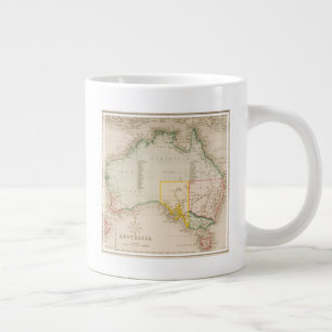 Grande Tasse Carte de l'Australie et de la Nouvelle-Zélande