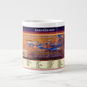 Grande Tasse Carte de Mars Marineris