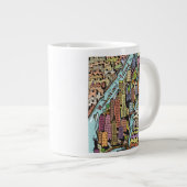 Grande Tasse Carte de New York (Devant droit)