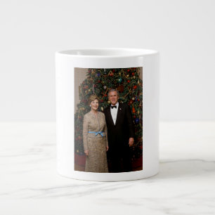 Grande Tasse Carte de Noël du président américain George Bush