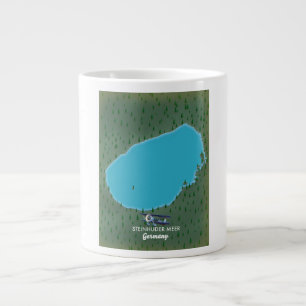 Grande Tasse carte de Steinhuder Meer Allemagne