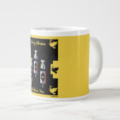 Grande Tasse Carte de victoire de l'Ukraine (Devant droit)