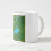 Grande Tasse Carte de voyage de Sminge Lake Danemark (Devant droit)