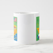 Grande Tasse Carte des enfants du Texas (Devant)