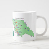 Grande Tasse Carte des noms de lieux SLO avec des traductions e (Droite)