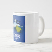 Grande Tasse Carte du comté de Crook Oregon (Devant droit)