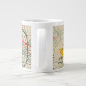 Grande Tasse Carte du métro de Londres (Dos)