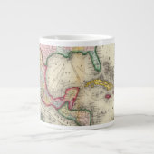 Grande Tasse Carte Du Mexique, Amérique Centrale (Devant)