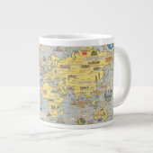 Grande Tasse Carte du monde des Nations Unies (Devant droit)