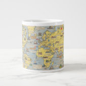 Grande Tasse Carte du monde des Nations Unies (Devant)