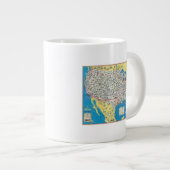 Grande Tasse Carte du système American Airlines (Devant droit)