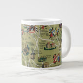 Grande Tasse Carte Dunlop du pays de Shakespeare, Angleterre (Devant droit)