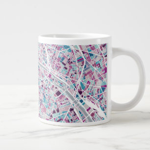 Grande Tasse Carte Paris-France