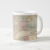 Grande Tasse Carte vintage de New York (Devant droit)