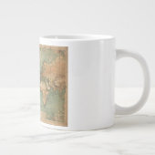 Grande Tasse Carte vintage du monde antique (Droite)