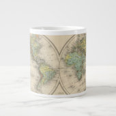 Grande Tasse Cartes hypsométriques mondiales (Devant)