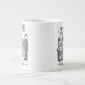 Grande Tasse Cartoon de chaise électrique défectueuse - Drôle (Devant)