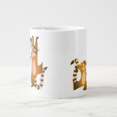 Grande Tasse Cartoon joyeux Cute Coatimundis (Devant)