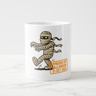 Grande Tasse Cartoon Mummy - Approuvé par Halloween