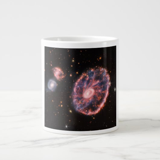 Grande Tasse Cartwheel Galaxy, James Webb Télescope Spatial (Devant)