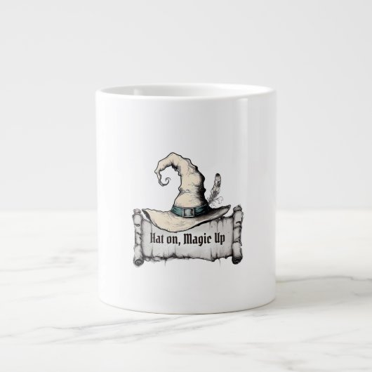 Grande Tasse Casquette allumé, Magie (Devant)