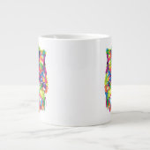Grande Tasse Cat Face géométrique Prismatic Design-32453 (Devant)