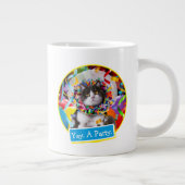 Grande Tasse Cat In Party Cone (Droite)