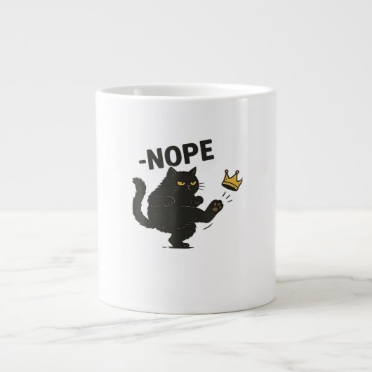 Grande Tasse Cat No Kings In America (Devant)