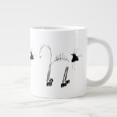 Grande Tasse Cat Skeleton (Droite)
