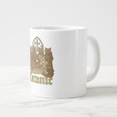 Grande Tasse Catanic - Mème de culte de chat médiéval (Devant droit)