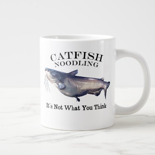 Grande Tasse Catfish Noodling Ce n'est pas ce que vous pensez (Droite)