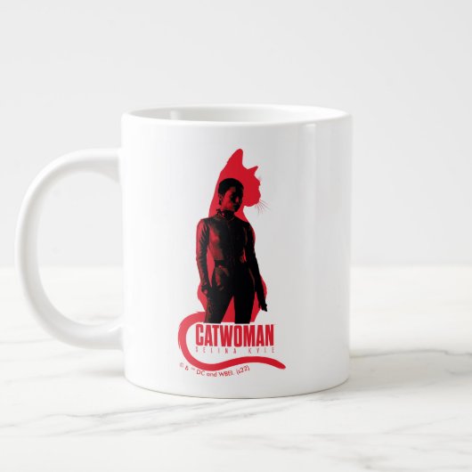 Grande Tasse Catwoman Selina Kyle Chat Silhouette (Gauche)