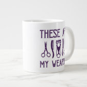 Grande Tasse Ce sont mes armes (Devant droit)